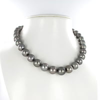 Tahitian Cultured Pearl and Diamond Necklace Tahitian Cultured Pearl and Diamond Necklace