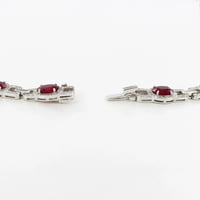 Ruby and Diamond Necklace in Platinum 950