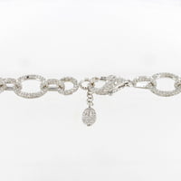 Spectacular Diamond Link Necklace in White Gold Spectacular Diamond Link Necklace in White Gold