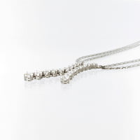 Elegant Y-shaped Diamond Necklace in 18 Karat White Gold Elegant Y-shaped Diamond Necklace in 18 Karat White Gold