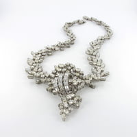 Impressive Diamond Necklace in White Gold 18 Karat