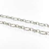 Spectacular Diamond Link Necklace in White Gold Spectacular Diamond Link Necklace in White Gold