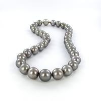 Tahitian Cultured Pearl and Diamond Necklace Tahitian Cultured Pearl and Diamond Necklace