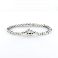 9.00 Carat Diamond Tennis Bracelet in 18 Karat White Gold 9.00 Carat Diamond Tennis Bracelet in 18 Karat White Gold