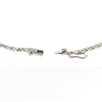 Elegant Y-shaped Diamond Necklace in 18 Karat White Gold Elegant Y-shaped Diamond Necklace in 18 Karat White Gold