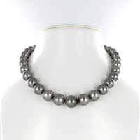 Tahitian Cultured Pearl and Diamond Necklace Tahitian Cultured Pearl and Diamond Necklace