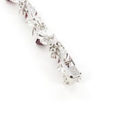Elegant Ruby and Diamond Bracelet by Gübelin in 18 Karat White Gold Elegant Ruby and Diamond Bracelet by Gübelin in 18 Karat White Gold