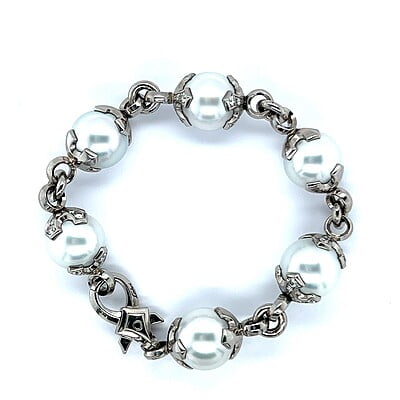 Paparazzi so not deals sorry white bracelet