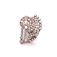 Artistic Diamond Clip in Platinum 950 Artistic Diamond Clip in Platinum 950