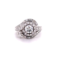 Diamond White Gold 750 Cocktail Ring Diamond White Gold 750 Cocktail Ring
