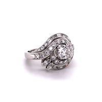 Diamond White Gold 750 Cocktail Ring Diamond White Gold 750 Cocktail Ring