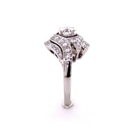 Diamond White Gold 750 Cocktail Ring Diamond White Gold 750 Cocktail Ring