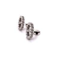 Bucherer Cufflinks in White Gold 18 Karat with Diamonds