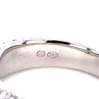 Gubelin Fancy Vivid Yellow Diamond White Gold Ring Gubelin Fancy Vivid Yellow Diamond White Gold Ring