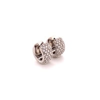 Pavé Diamond Clip-On Earrings in 18 Karat Whitegold Pavé Diamond Clip-On Earrings in 18 Karat Whitegold