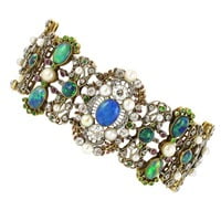 Belle �poque/Art Nouveau Bracelet with Opals, Pearls and Diamonds by Rothmuller