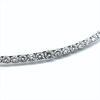 Classic Rivière Diamond Necklace in 18K White Gold by Bucherer