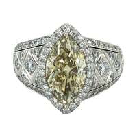 2.77 ct Marquise-Cut Diamond Ring by Avalon Swiss in 18 Karat White Gold 2.77 ct Marquise-Cut Diamond Ring by Avalon Swiss in 18 Karat White Gold