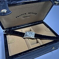 Franck Muller Long Island Watch in 18 Karat White Gold with Diamonds