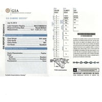 Gübelin GIA Certified 1.03 Carat Round White Gold Earstuds