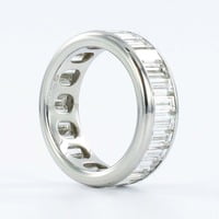 Gübelin Baguette Diamond Platinum Eternity Ring Gübelin Baguette Diamond Platinum Eternity Ring
