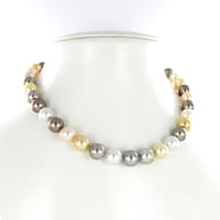 Tahitian, South Sea, and Freshwater Cultured Pearl Necklace Tahitian, South Sea, and Freshwater Cultured Pearl Necklace
