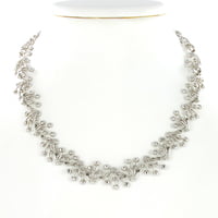 12 Carat Diamond White Gold 750 Necklace