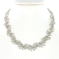 12 Carat Diamond White Gold 750 Necklace 12 Carat Diamond White Gold 750 Necklace