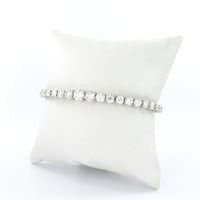 9.00 Carat Diamond Tennis Bracelet in 18 Karat White Gold 9.00 Carat Diamond Tennis Bracelet in 18 Karat White Gold