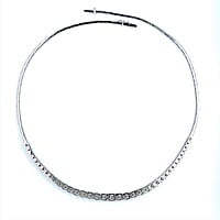 Classic Rivière Diamond Necklace in 18K White Gold by Bucherer