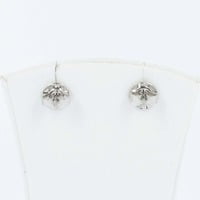 Gübelin GIA Certified 0.89 Carat Round Diamond White Gold Earstuds