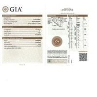 Gübelin GIA Certified 1.03 Carat Round White Gold Earstuds