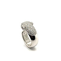 Panthère De Cartier Ring in White Gold