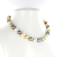 Tahitian, South Sea, and Freshwater Cultured Pearl Necklace Tahitian, South Sea, and Freshwater Cultured Pearl Necklace