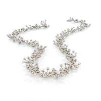 12 Carat Diamond White Gold 750 Necklace 12 Carat Diamond White Gold 750 Necklace
