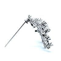 Aerial Diamond Brooch in 18 Karat White Gold