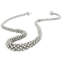 Diamond Necklace in White Gold 18K Diamond Necklace in White Gold 18K