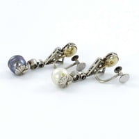 Art Deco Certified Natural Pearls and Diamond Platinum Drop Earrings Art Deco Certified Natural Pearls and Diamond Platinum Drop Earrings