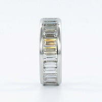 Gübelin Baguette Diamond Platinum Eternity Ring Gübelin Baguette Diamond Platinum Eternity Ring