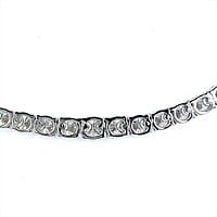 Classic Rivière Diamond Necklace in 18K White Gold by Bucherer Classic Rivière Diamond Necklace in 18K White Gold by Bucherer