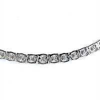 Classic Rivière Diamond Necklace in 18K White Gold by Bucherer