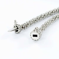 Diamond Necklace in White Gold 18K