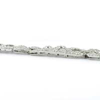 Impressive Art Deco Diamond Platinum Bracelet