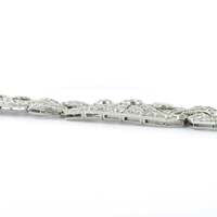 Impressive Art Deco Diamond Platinum Bracelet Impressive Art Deco Diamond Platinum Bracelet