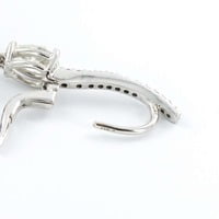 Sapphire and Diamond Drop Earrings in White Gold Sapphire and Diamond Drop Earrings in White Gold
