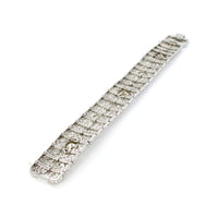 Art Deco Bracelet with Diamonds in Platinum 950