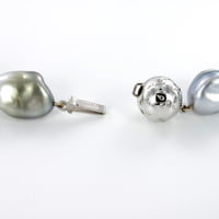 Beautiful Baroque Tahitian Cultured Pearl and Diamond Necklace Beautiful Baroque Tahitian Cultured Pearl and Diamond Necklace