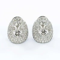 Fabulous Tahitian Cultured Pearl Diamond Earclips Fabulous Tahitian Cultured Pearl Diamond Earclips