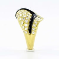Black Chalcedony Diamond Gold Ring Black Chalcedony Diamond Gold Ring