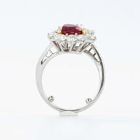 Gübelin Report Burma Ruby Diamond Toi et Moi Platinum Ring Gübelin Report Burma Ruby Diamond Toi et Moi Platinum Ring
